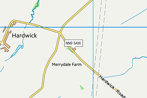 NN9 5AW map - OS VectorMap District (Ordnance Survey) NN9 5AW map - OS VectorMap District (Ordnance Survey)
