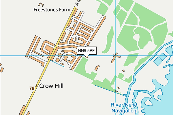NN9 5BF map - OS VectorMap District (Ordnance Survey) NN9 5BF map - OS VectorMap District (Ordnance Survey)