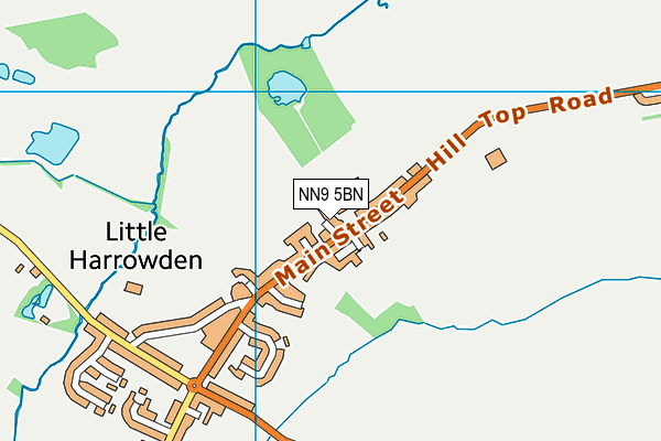 NN9 5BN map - OS VectorMap District (Ordnance Survey) NN9 5BN map - OS VectorMap District (Ordnance Survey)