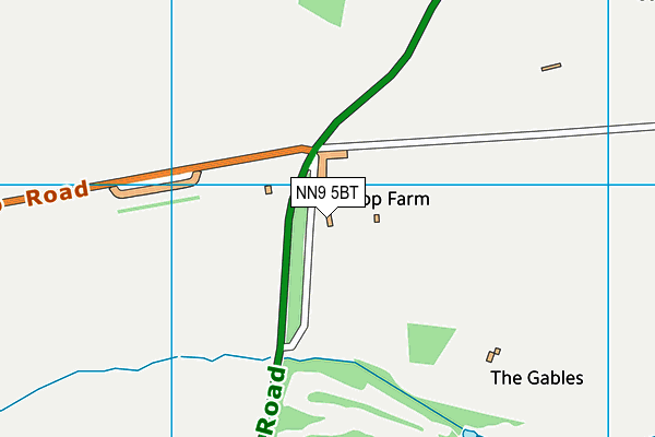 NN9 5BT map - OS VectorMap District (Ordnance Survey) NN9 5BT map - OS VectorMap District (Ordnance Survey)