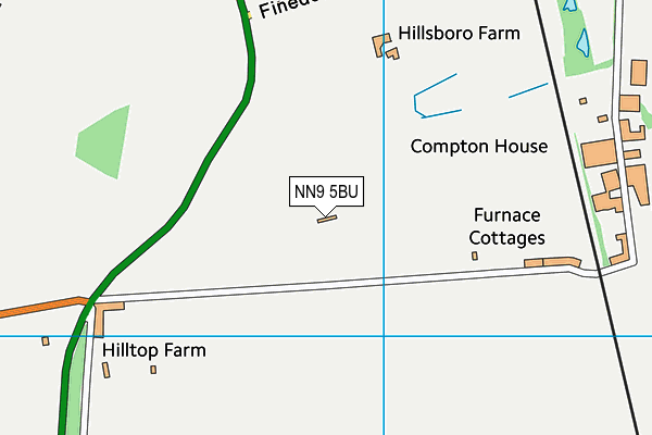 NN9 5BU map - OS VectorMap District (Ordnance Survey) NN9 5BU map - OS VectorMap District (Ordnance Survey)