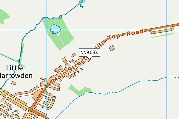 NN9 5BX map - OS VectorMap District (Ordnance Survey) NN9 5BX map - OS VectorMap District (Ordnance Survey)