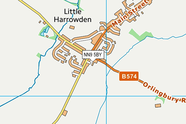 NN9 5BY map - OS VectorMap District (Ordnance Survey) NN9 5BY map - OS VectorMap District (Ordnance Survey)