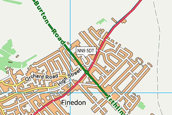 NN9 5DT map - OS VectorMap District (Ordnance Survey) NN9 5DT map - OS VectorMap District (Ordnance Survey)