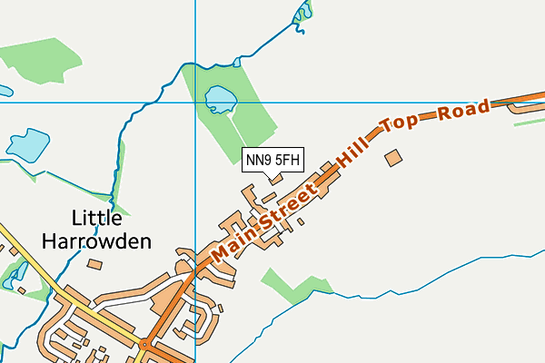 NN9 5FH map - OS VectorMap District (Ordnance Survey) NN9 5FH map - OS VectorMap District (Ordnance Survey)