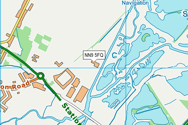 NN9 5FQ map - OS VectorMap District (Ordnance Survey) NN9 5FQ map - OS VectorMap District (Ordnance Survey)