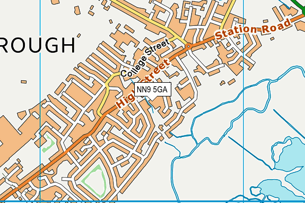 NN9 5GA map - OS VectorMap District (Ordnance Survey) NN9 5GA map - OS VectorMap District (Ordnance Survey)
