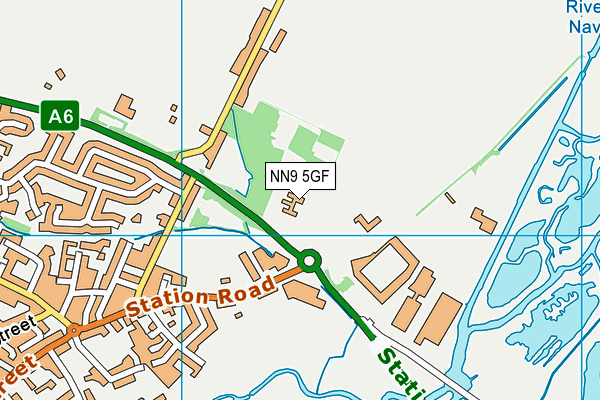 NN9 5GF map - OS VectorMap District (Ordnance Survey) NN9 5GF map - OS VectorMap District (Ordnance Survey)