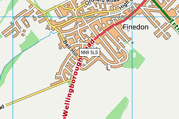 NN9 5LS map - OS VectorMap District (Ordnance Survey) NN9 5LS map - OS VectorMap District (Ordnance Survey)