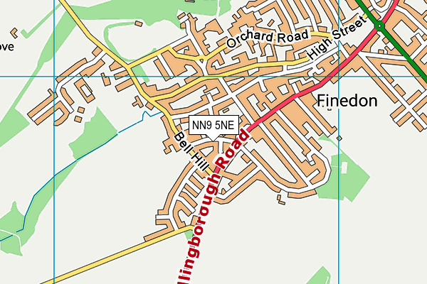NN9 5NE map - OS VectorMap District (Ordnance Survey) NN9 5NE map - OS VectorMap District (Ordnance Survey)