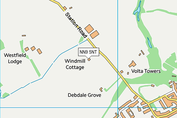 NN9 5NT map - OS VectorMap District (Ordnance Survey) NN9 5NT map - OS VectorMap District (Ordnance Survey)