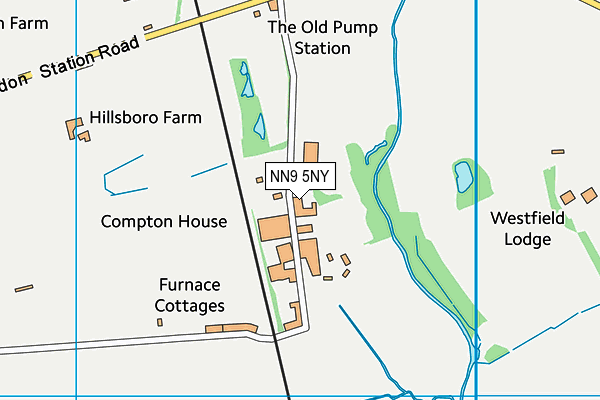 NN9 5NY map - OS VectorMap District (Ordnance Survey) NN9 5NY map - OS VectorMap District (Ordnance Survey)
