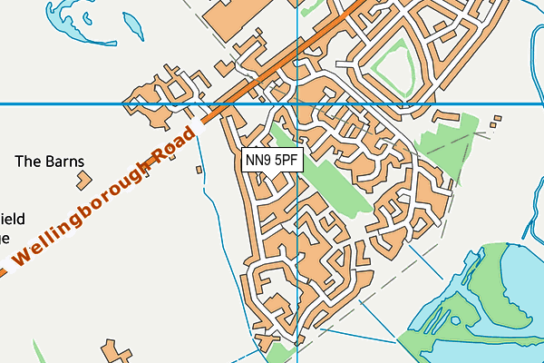 NN9 5PF map - OS VectorMap District (Ordnance Survey) NN9 5PF map - OS VectorMap District (Ordnance Survey)