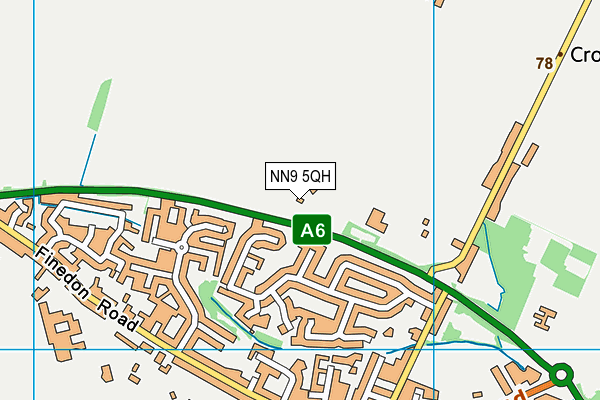 NN9 5QH map - OS VectorMap District (Ordnance Survey) NN9 5QH map - OS VectorMap District (Ordnance Survey)