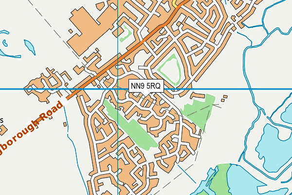 NN9 5RQ map - OS VectorMap District (Ordnance Survey) NN9 5RQ map - OS VectorMap District (Ordnance Survey)