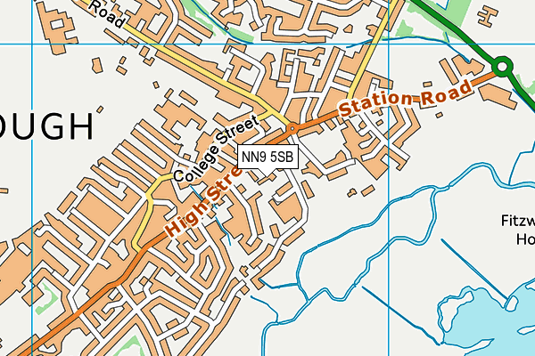 NN9 5SB map - OS VectorMap District (Ordnance Survey) NN9 5SB map - OS VectorMap District (Ordnance Survey)