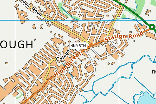 NN9 5TN map - OS VectorMap District (Ordnance Survey) NN9 5TN map - OS VectorMap District (Ordnance Survey)