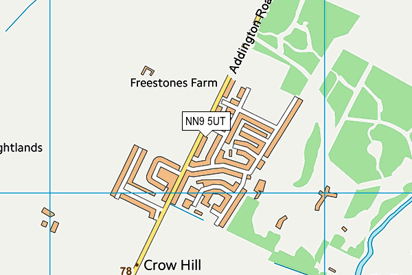 NN9 5UT map - OS VectorMap District (Ordnance Survey) NN9 5UT map - OS VectorMap District (Ordnance Survey)