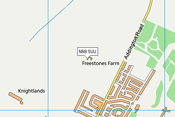 NN9 5UU map - OS VectorMap District (Ordnance Survey) NN9 5UU map - OS VectorMap District (Ordnance Survey)