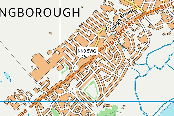 NN9 5WG map - OS VectorMap District (Ordnance Survey) NN9 5WG map - OS VectorMap District (Ordnance Survey)