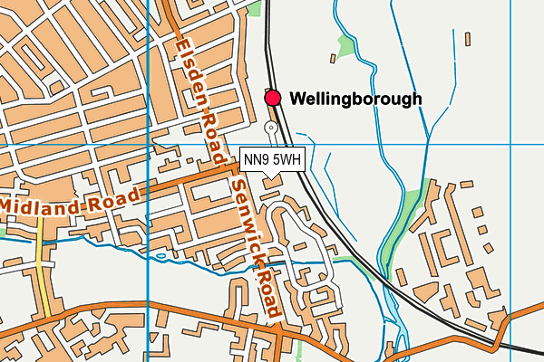 NN9 5WH map - OS VectorMap District (Ordnance Survey) NN9 5WH map - OS VectorMap District (Ordnance Survey)