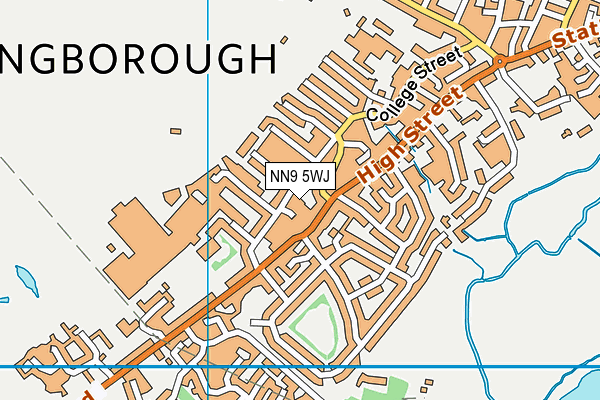 NN9 5WJ map - OS VectorMap District (Ordnance Survey) NN9 5WJ map - OS VectorMap District (Ordnance Survey)