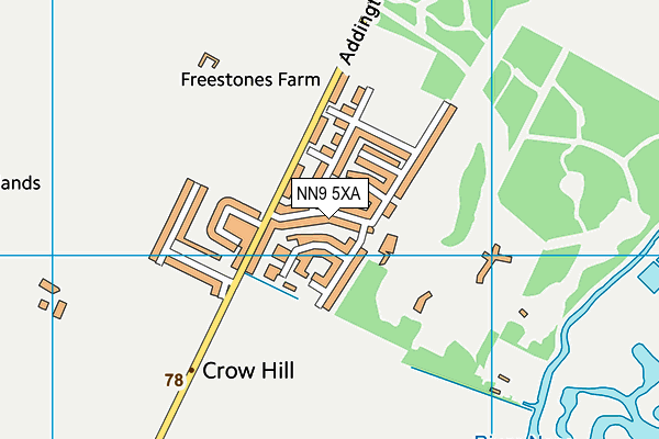 NN9 5XA map - OS VectorMap District (Ordnance Survey) NN9 5XA map - OS VectorMap District (Ordnance Survey)