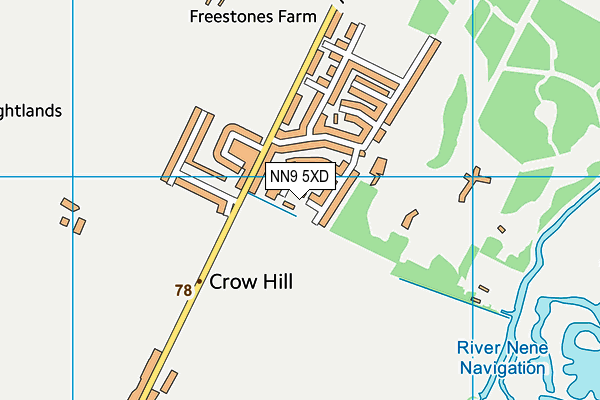 NN9 5XD map - OS VectorMap District (Ordnance Survey) NN9 5XD map - OS VectorMap District (Ordnance Survey)