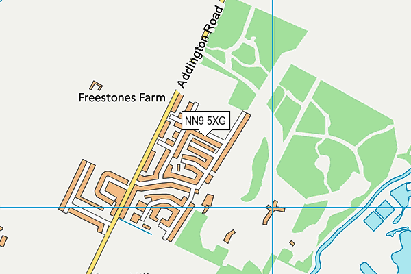 NN9 5XG map - OS VectorMap District (Ordnance Survey) NN9 5XG map - OS VectorMap District (Ordnance Survey)