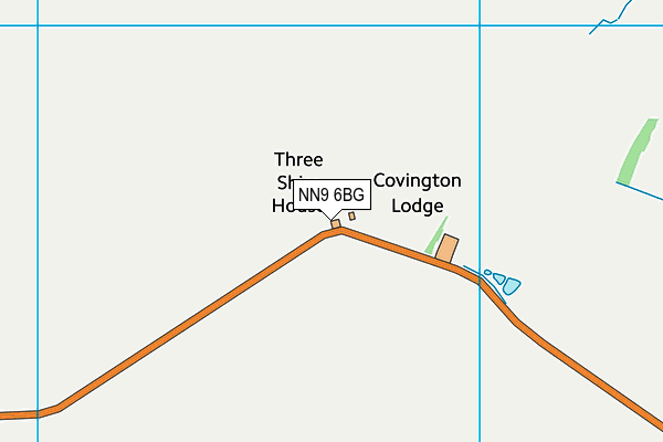 NN9 6BG map - OS VectorMap District (Ordnance Survey)