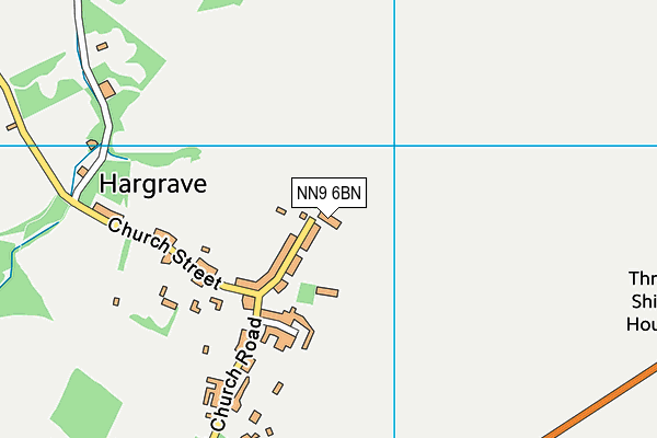 NN9 6BN map - OS VectorMap District (Ordnance Survey)