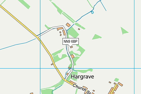 NN9 6BP map - OS VectorMap District (Ordnance Survey)