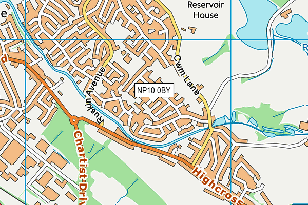 NP10 0BY map - OS VectorMap District (Ordnance Survey) NP10 0BY map - OS VectorMap District (Ordnance Survey)
