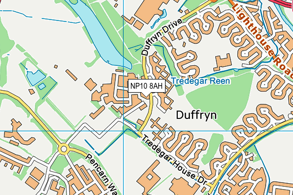 NP10 8AH map - OS VectorMap District (Ordnance Survey) NP10 8AH map - OS VectorMap District (Ordnance Survey)