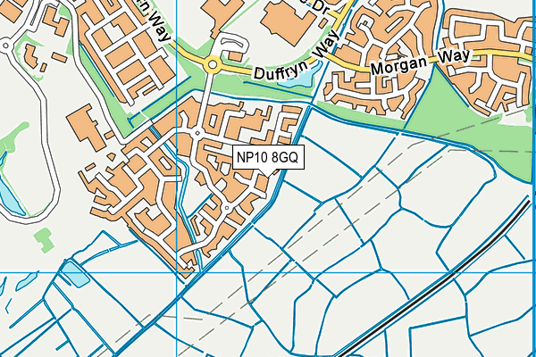 NP10 8GQ map - OS VectorMap District (Ordnance Survey) NP10 8GQ map - OS VectorMap District (Ordnance Survey)