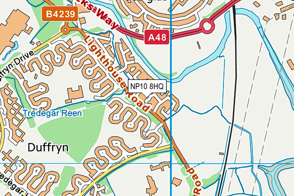NP10 8HQ map - OS VectorMap District (Ordnance Survey) NP10 8HQ map - OS VectorMap District (Ordnance Survey)