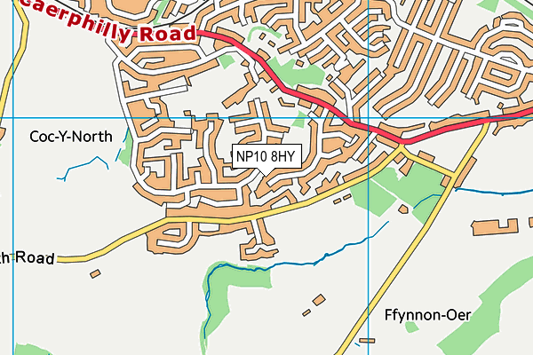 NP10 8HY map - OS VectorMap District (Ordnance Survey)