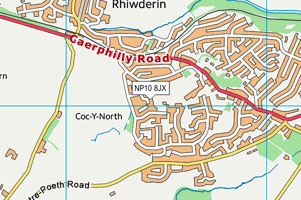 NP10 8JX map - OS VectorMap District (Ordnance Survey) NP10 8JX map - OS VectorMap District (Ordnance Survey)