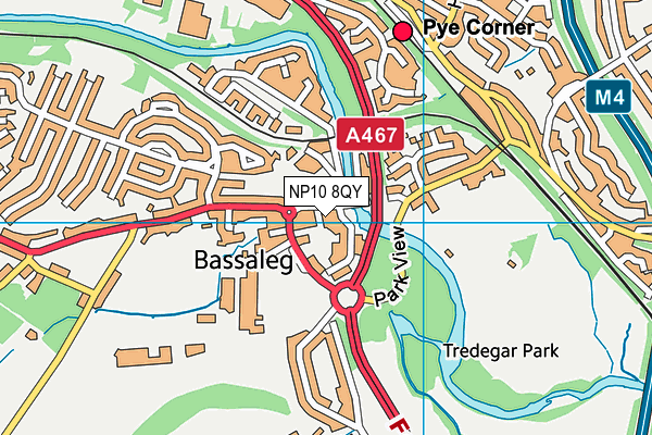 NP10 8QY map - OS VectorMap District (Ordnance Survey) NP10 8QY map - OS VectorMap District (Ordnance Survey)