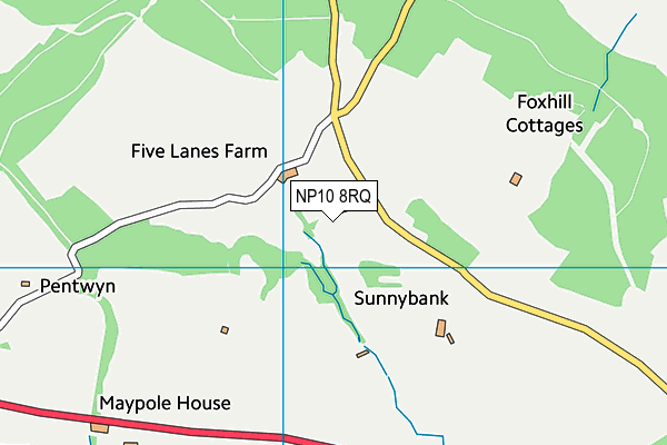 NP10 8RQ map - OS VectorMap District (Ordnance Survey) NP10 8RQ map - OS VectorMap District (Ordnance Survey)