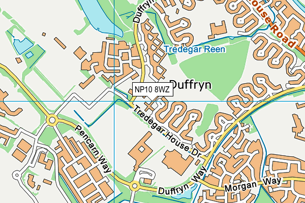 NP10 8WZ map - OS VectorMap District (Ordnance Survey) NP10 8WZ map - OS VectorMap District (Ordnance Survey)