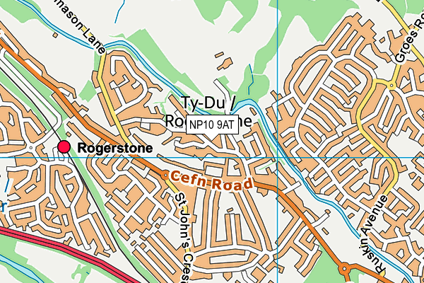 NP10 9AT map - OS VectorMap District (Ordnance Survey) NP10 9AT map - OS VectorMap District (Ordnance Survey)