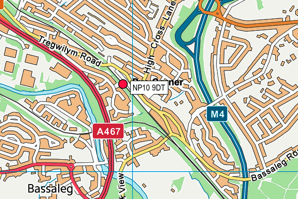 NP10 9DT map - OS VectorMap District (Ordnance Survey) NP10 9DT map - OS VectorMap District (Ordnance Survey)
