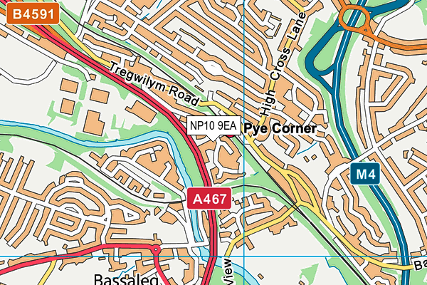 NP10 9EA map - OS VectorMap District (Ordnance Survey) NP10 9EA map - OS VectorMap District (Ordnance Survey)