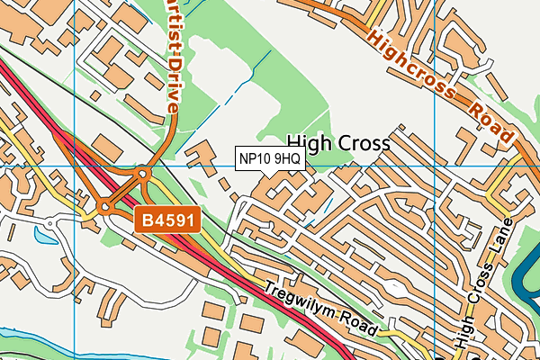 NP10 9HQ map - OS VectorMap District (Ordnance Survey) NP10 9HQ map - OS VectorMap District (Ordnance Survey)