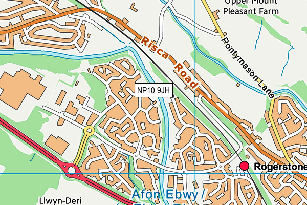 NP10 9JH map - OS VectorMap District (Ordnance Survey) NP10 9JH map - OS VectorMap District (Ordnance Survey)