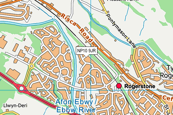 NP10 9JR map - OS VectorMap District (Ordnance Survey)