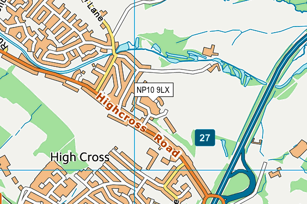 NP10 9LX map - OS VectorMap District (Ordnance Survey) NP10 9LX map - OS VectorMap District (Ordnance Survey)