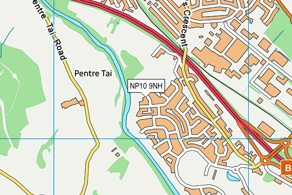 NP10 9NH map - OS VectorMap District (Ordnance Survey) NP10 9NH map - OS VectorMap District (Ordnance Survey)