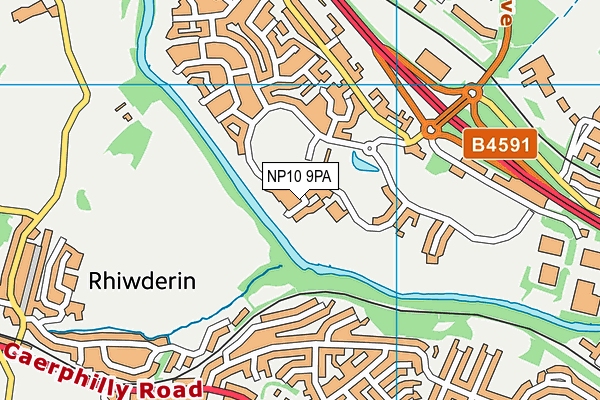 NP10 9PA map - OS VectorMap District (Ordnance Survey) NP10 9PA map - OS VectorMap District (Ordnance Survey)